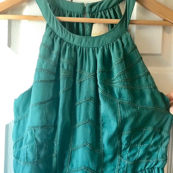 ModCloth Brave New Whirl dress Fern Medium - Picture 3 of 3